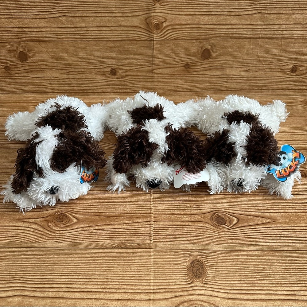 2006 Station Casinos Las Vegas Plush Dog Toy King Brand 15” Lot of 3